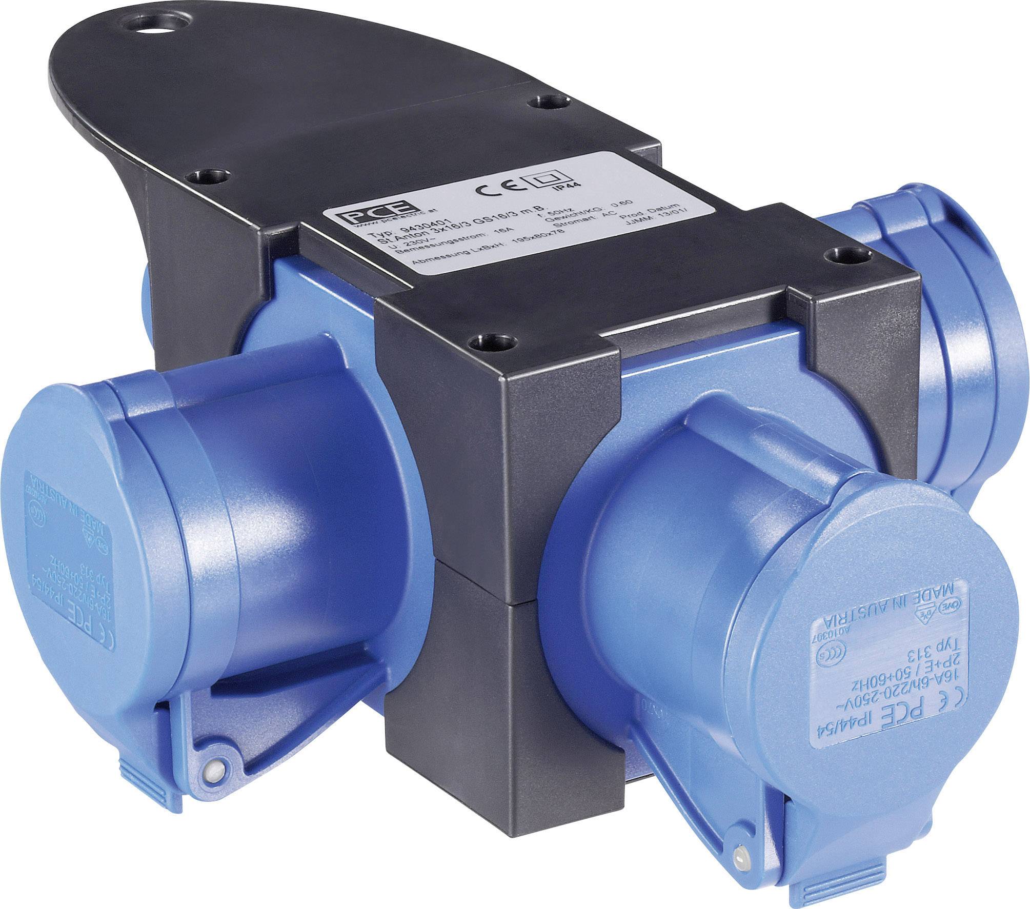 PCE CEE Stromverteiler 9430401 9430401 230 V 16 A