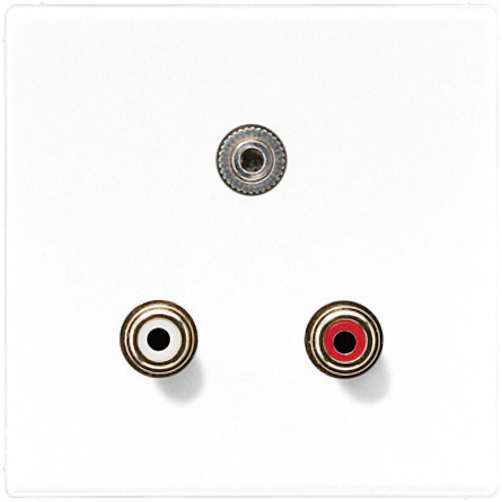 Jung Einsatz Chinch, Miniklinke 3,5 mm LS 990, LS design, LS plus Creme-Weiß MALS1011 1 St.
