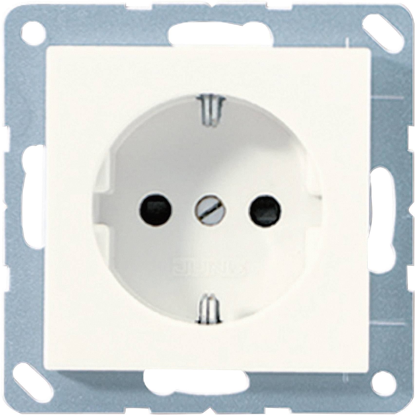 Jung Einsatz Schutzkontakt-Steckdose AS 500 Alpinweiß A1520KIWW 1 St.