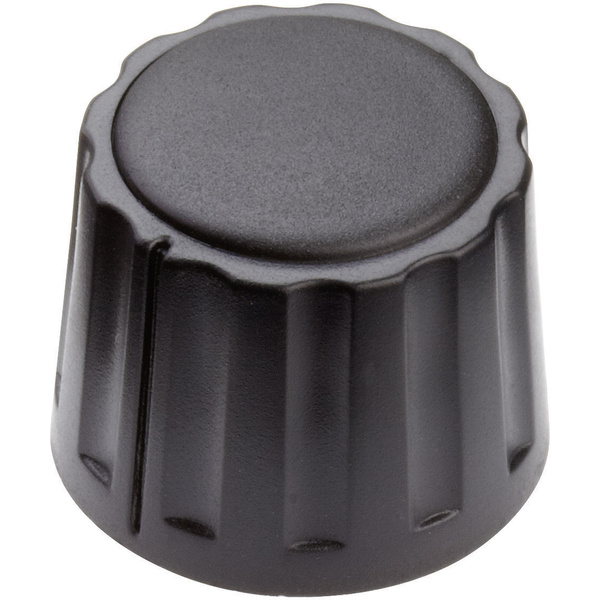 Tête de bouton rotatif Mentor 4332.6000 noir (Ø x H) 20 mm x 15 mm 1 pc(s)