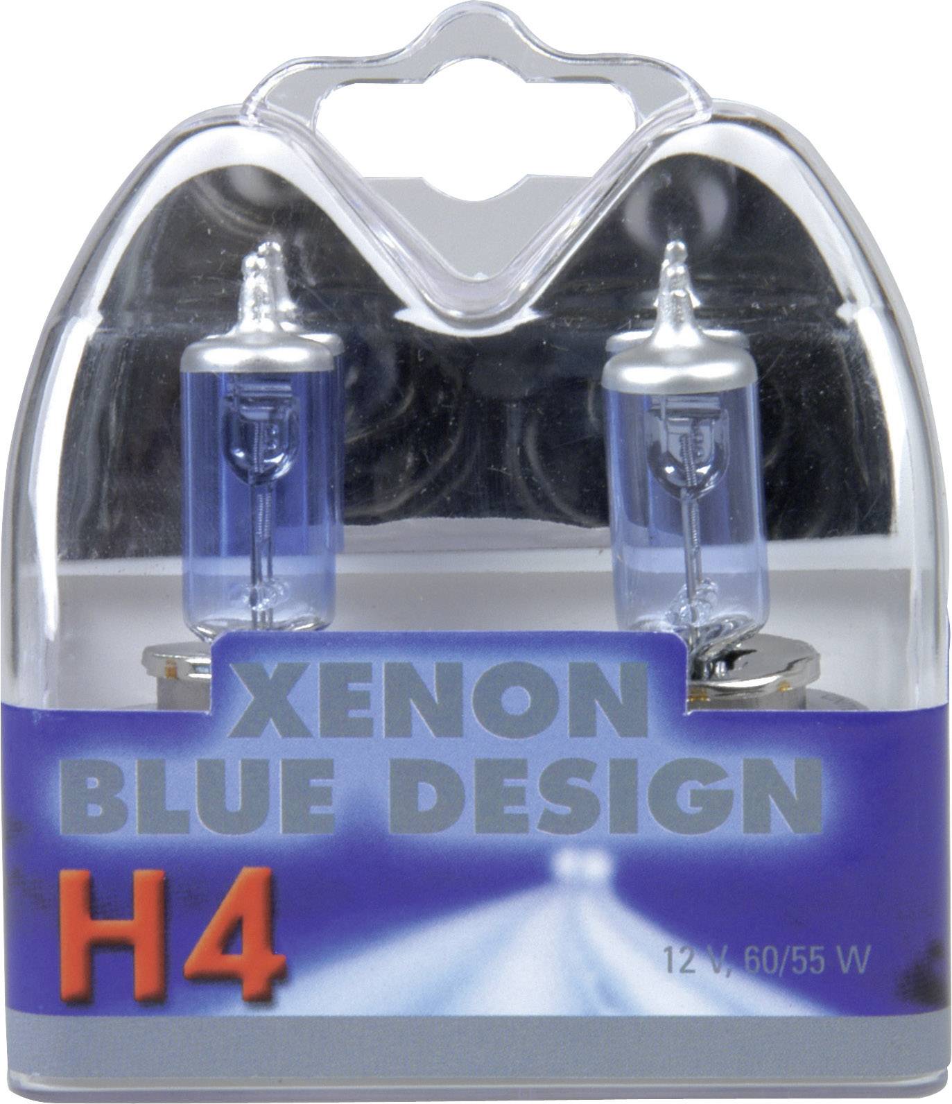 Unitec 77773 Halogen Leuchtmittel Xenon Blue H4 60/55 W 12 V