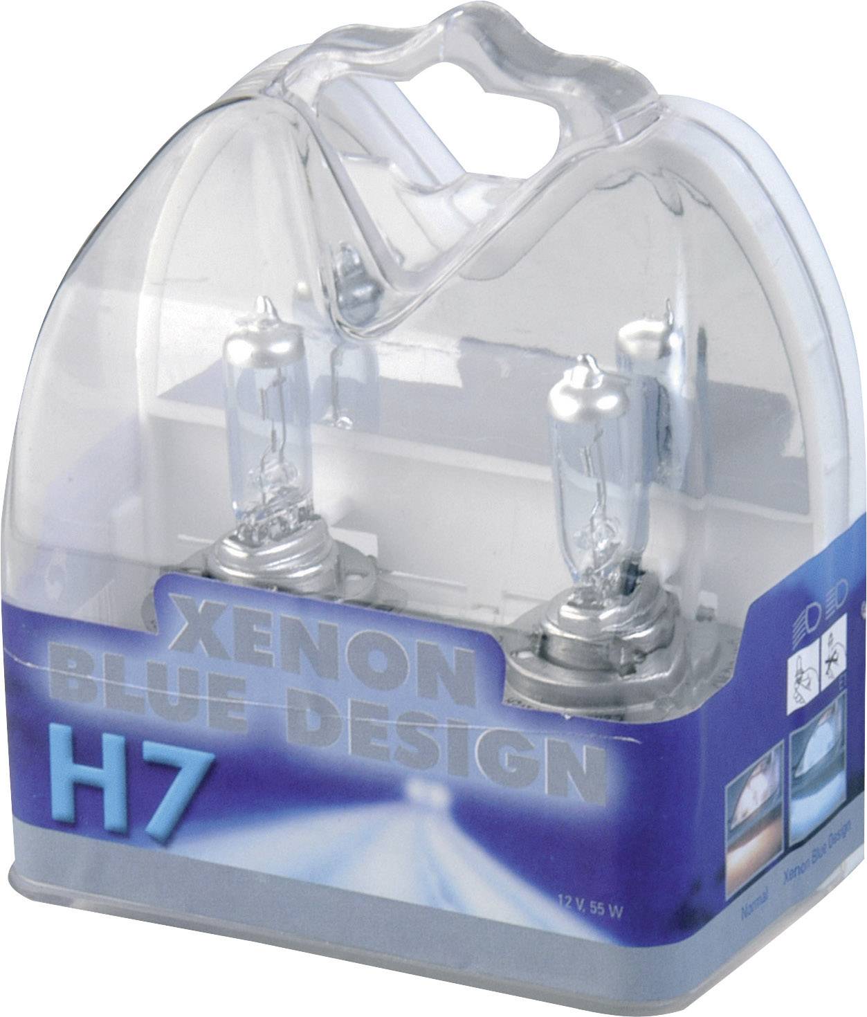 Unitec 77774 Halogen Leuchtmittel Xenon Blue H7 55 W 12 V