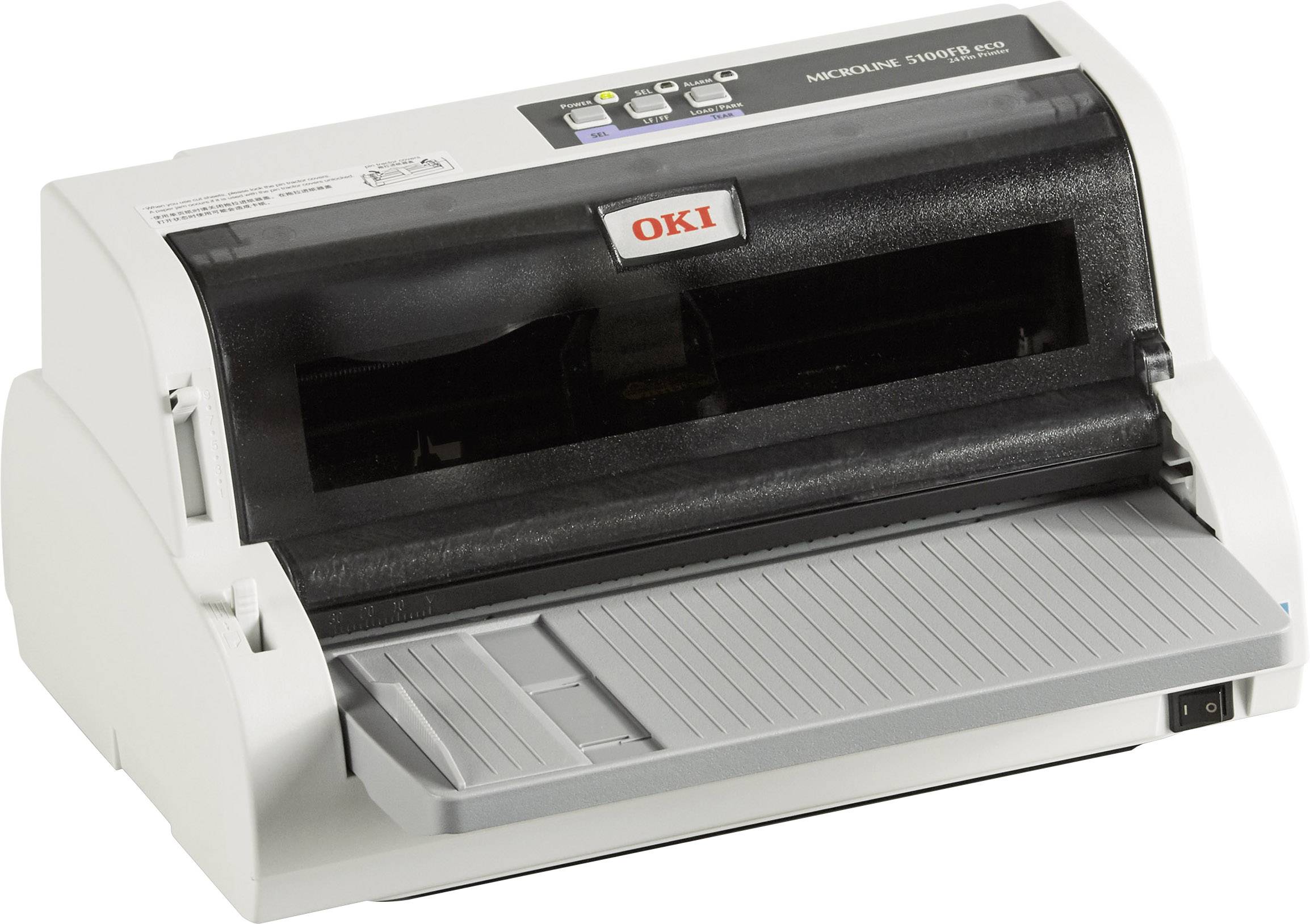 OKI ML5100FB eco Nadeldrucker 375 Zeichen/s 24-Nadel-Druckkopf, Schmaler Einzug, Druckbreite 80 Zeichen USB, Parallel, RS-232