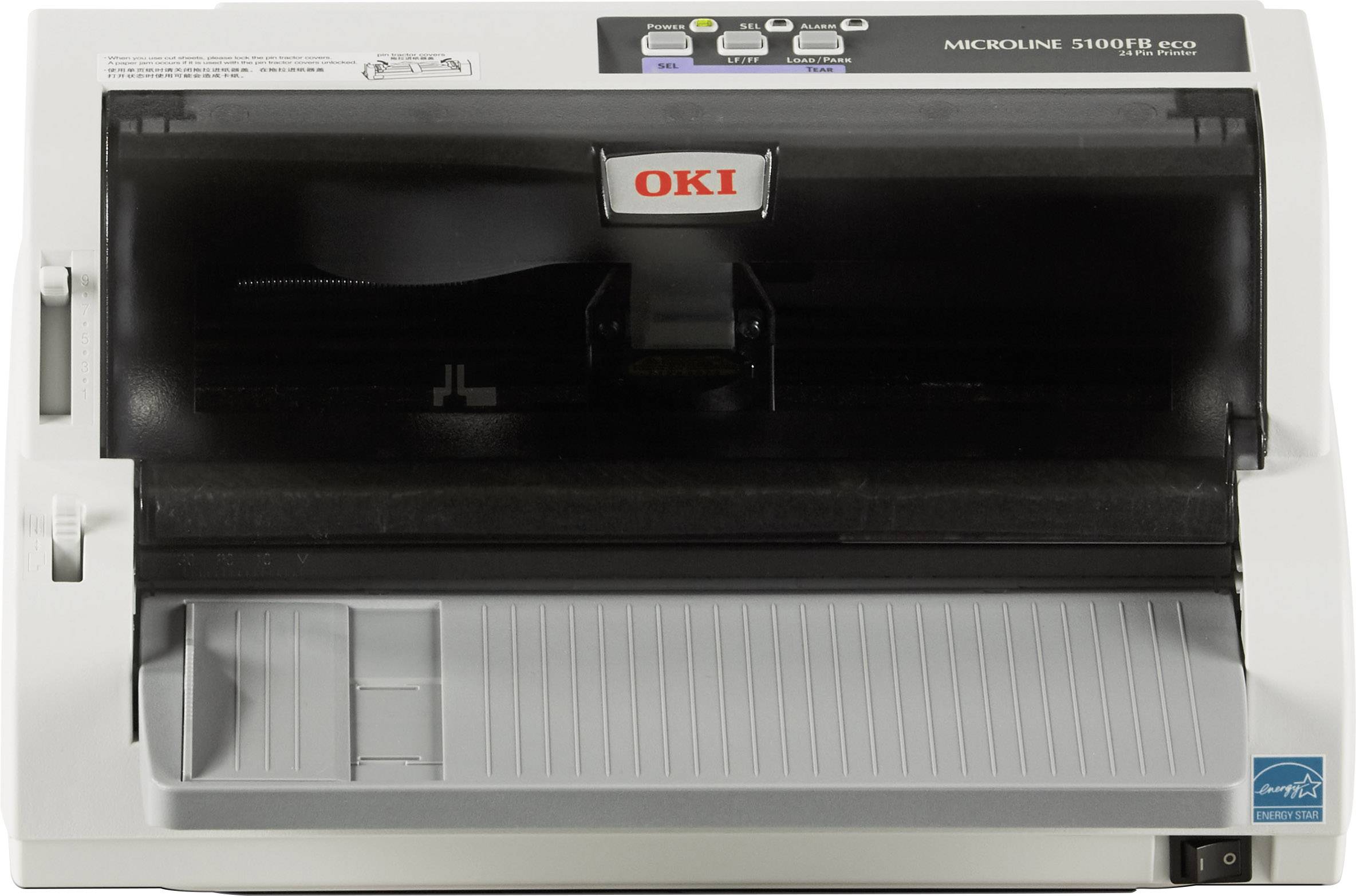 OKI ML5100FB eco Nadeldrucker 375 Zeichen/s 24-Nadel-Druckkopf, Schmaler Einzug, Druckbreite 80 Zeichen USB, Parallel, RS-232