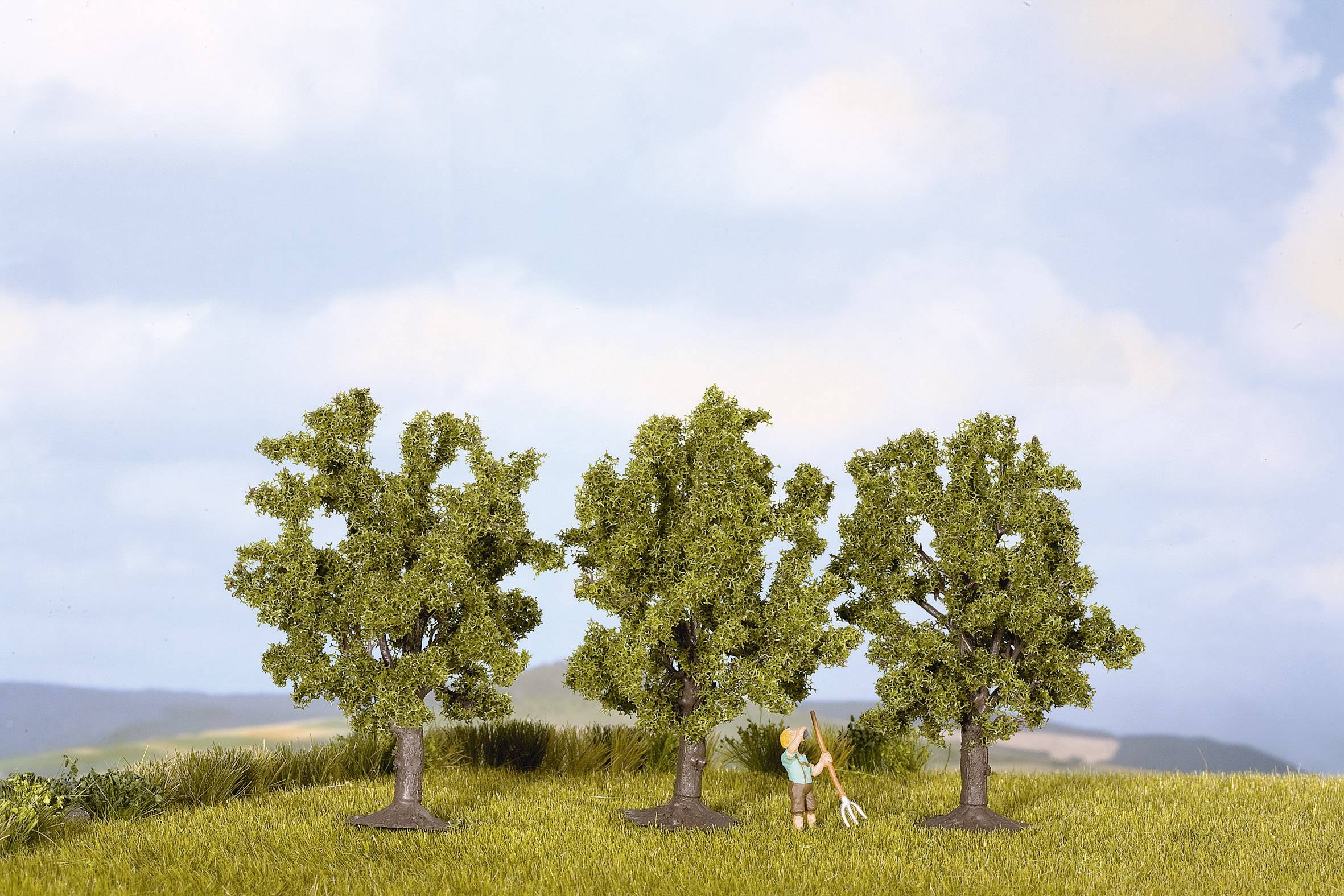 NOCH 25510 Baumpackung Obstbaum 45 bis 45mm Grün 3St.