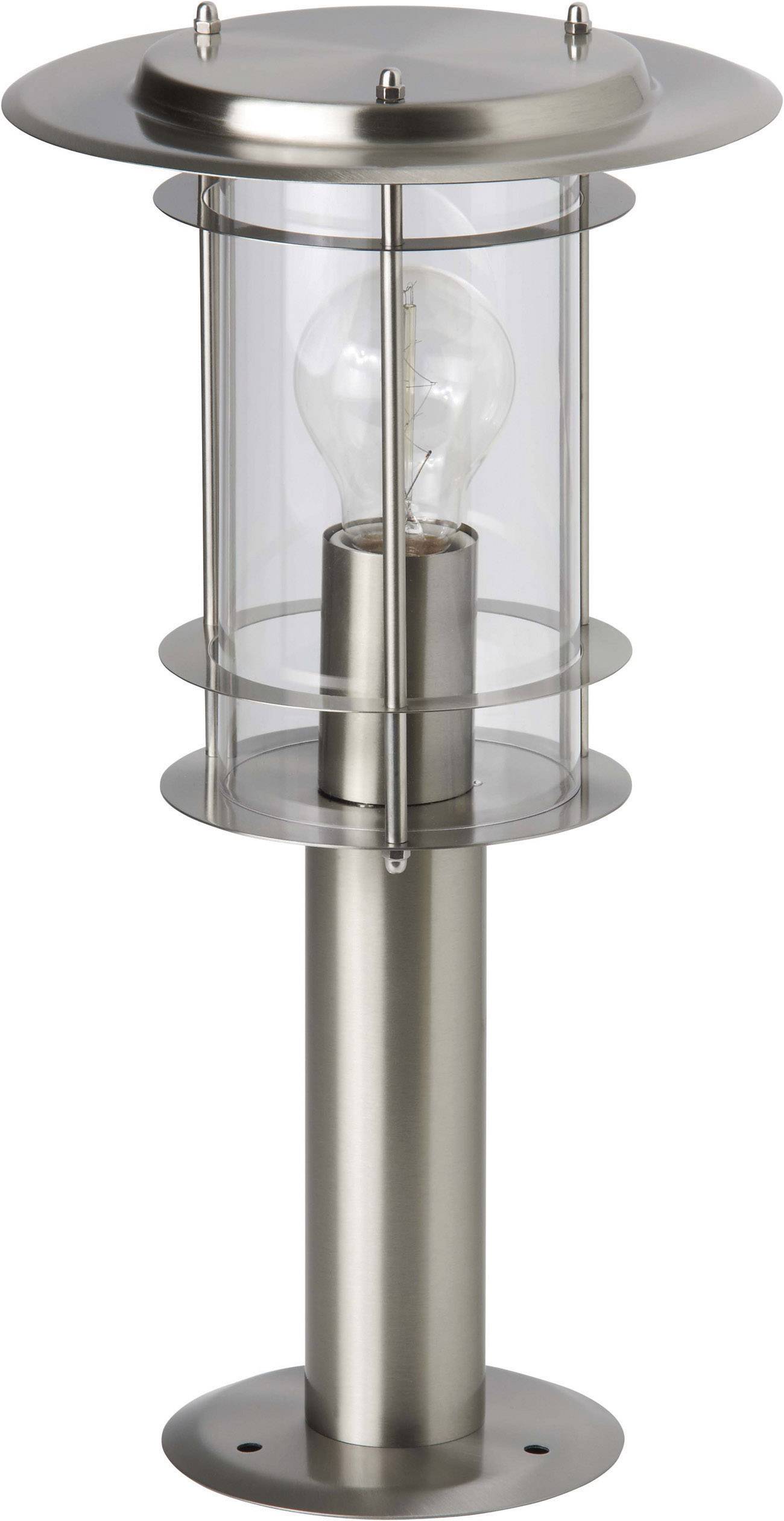 Brilliant 44784/82 York Außenstandleuchte Halogen E27 60W Edelstahl