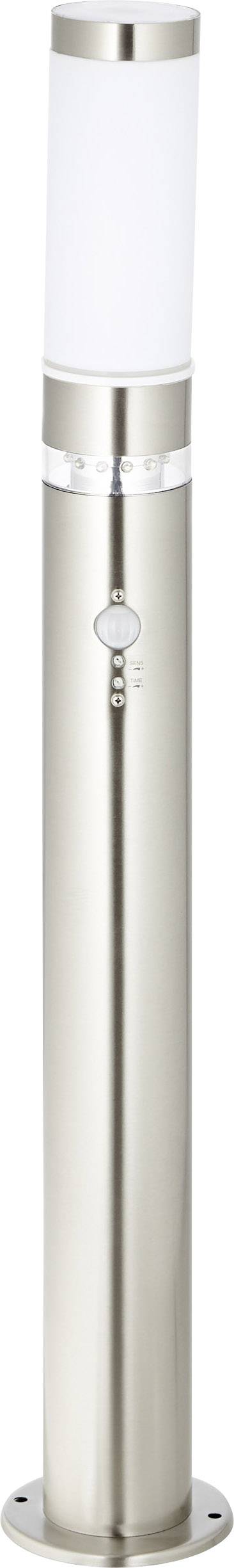 Brilliant G46799/82 Bole Außenstandleuchte mit Bewegungsmelder Energiesparlampe, LED E27, LED fest