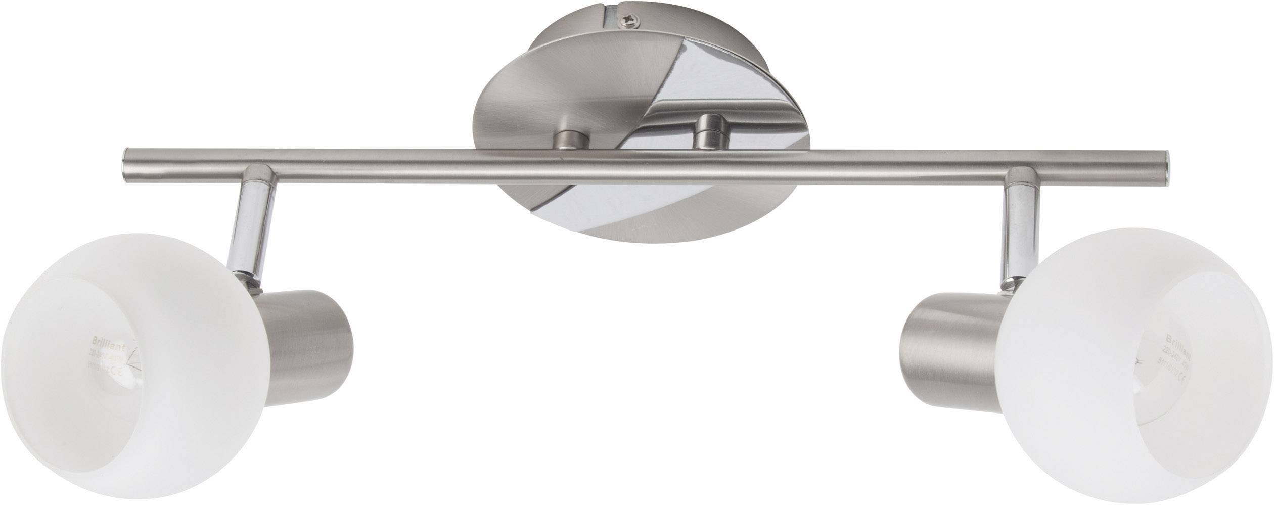 Brilliant Tiara 15613/13 Deckenstrahler Halogen E14 80W Eisen, Weiß