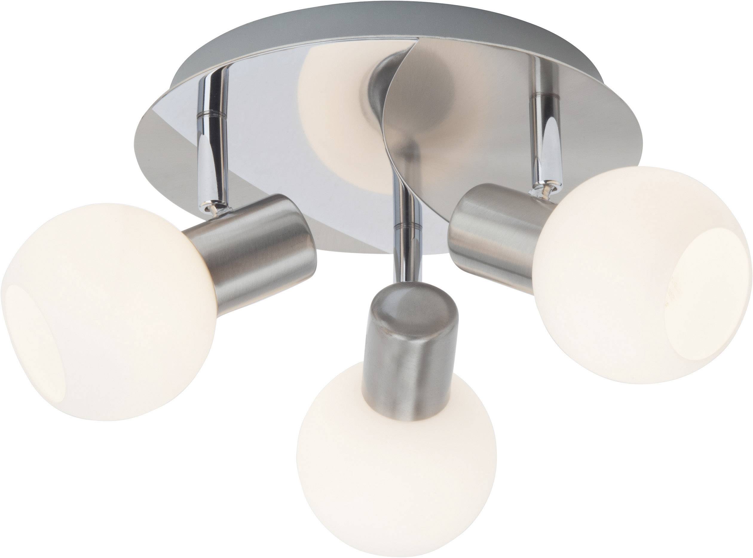 Brilliant Tiara 15634/13 Deckenstrahler Halogen E14 120 W Eisen, Weiß