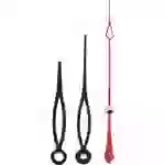 Zeigersatz Modern Aluminium Schwarz Rund Zeigersatz Modern Aluminium Schwarz Rund