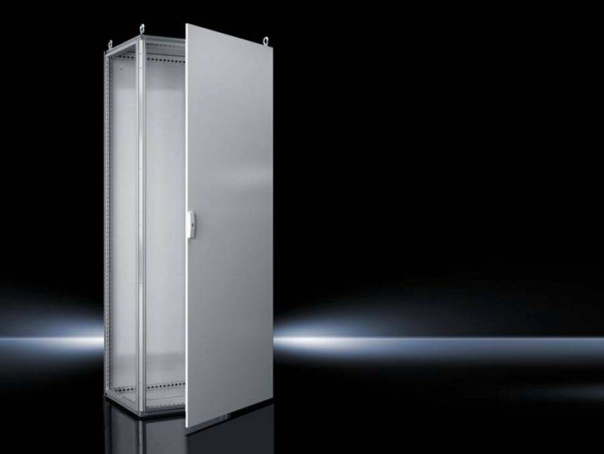Rittal TS8 9666.965 Schaltschrank 1100 x 2000 x 400 Stahlblech Lichtgrau (RAL 7035) 1 St.