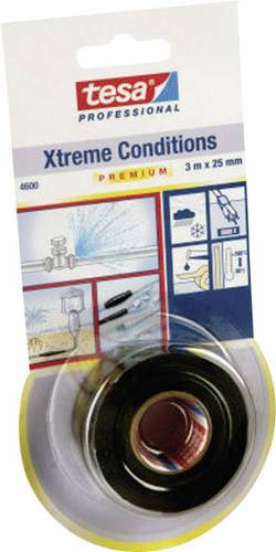 TESA PREMIUM 04600-00001-00 Dichtband tesa® Professional Xtreme Conditions Schwarz (L x B) 3 m x 25
