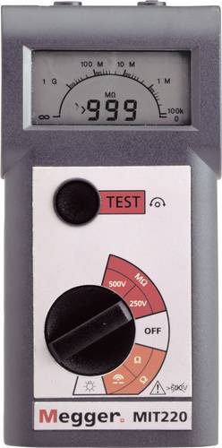 Megger MIT220-EN Isolationsmessgerät 250 V, 500 V 999 MΩ