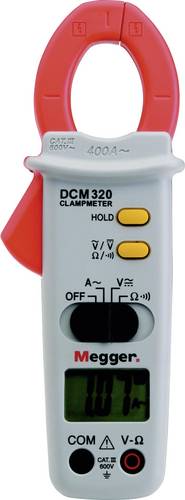 Megger DCM320 Stromzange, Hand-Multimeter digital CAT III 600 V Anzeige (Counts): 2000