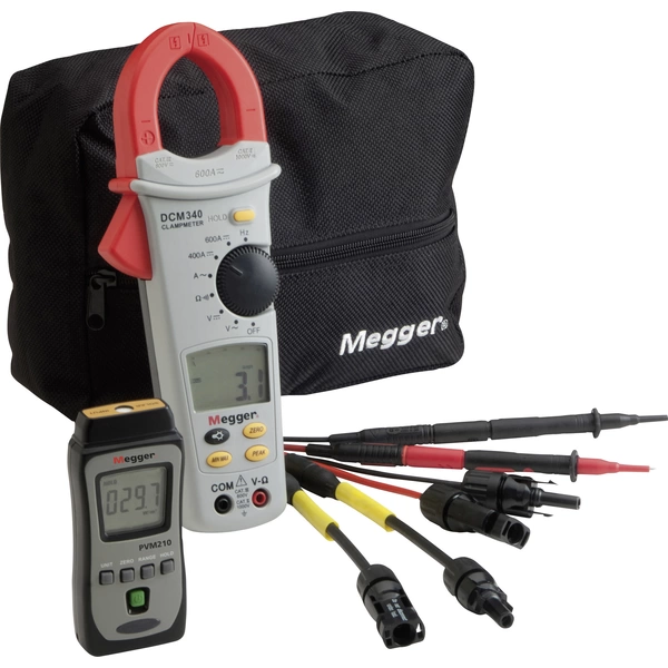 Megger PVK330 Photovoltaik-Multimeter, Stromzange digital CAT III 600V Anzeige (Counts): 4000 Megger PVK330 Photovoltaik-Multimeter, Stromzange digital CAT III 600V Anzeige (Counts): 4000
