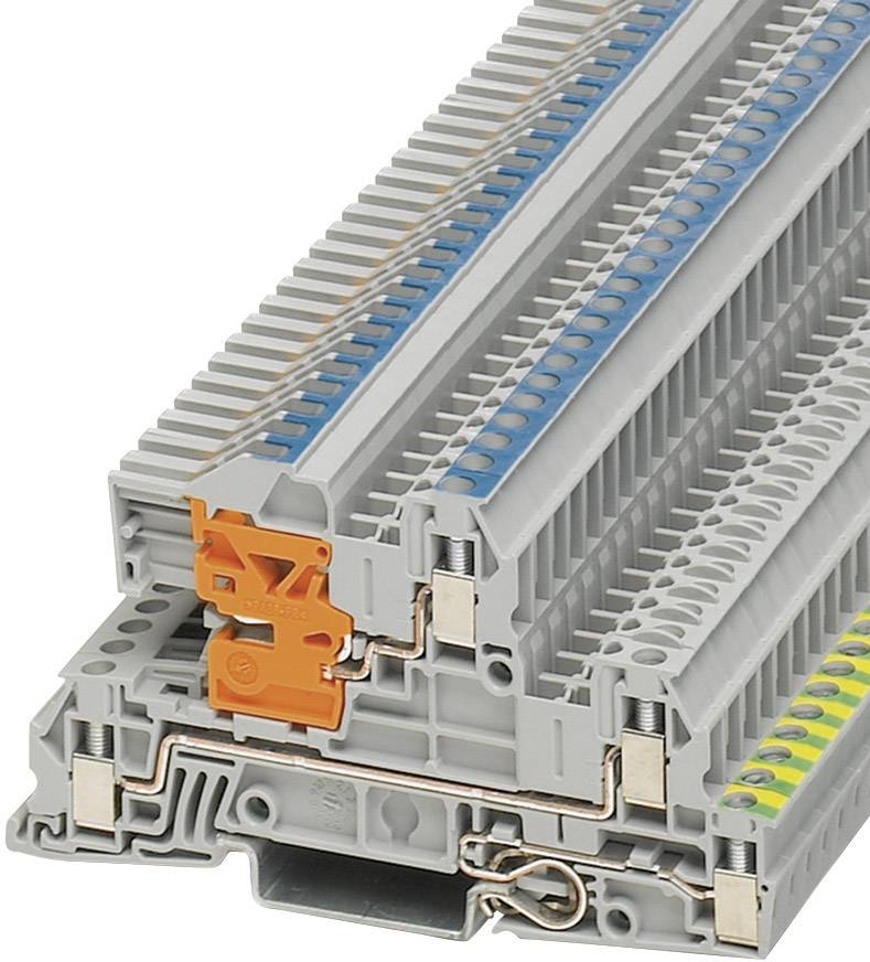 Phoenix Contact 3076028 Installationsschutzleiterklemme 5.2 mm Schrauben Grau