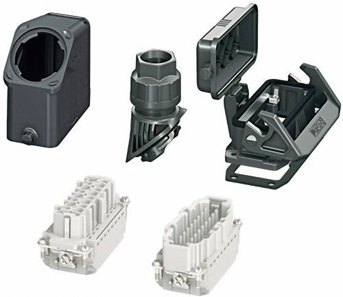 Phoenix Contact HC-EVO-B16PT-BWSC-HH-M25-PLRBK Steckverbinder-Set mit Push-In Anschluss Inhalt: 1 S