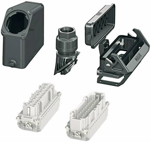 HC-EVO-B24PT-BWSC-HH-M32-PLRBK Steckverbinder-Set mit Push-In Anschluss Inhalt: 1St.