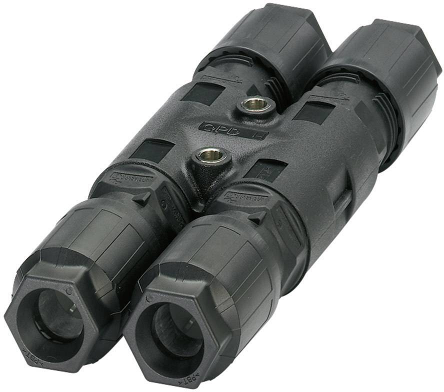 Phoenix Contact 1406368 Rundstecker Verteiler H-Verteiler Gesamtpolzahl: 4 + PE Serie (Rundsteckverbinder): QUICKON 1St.