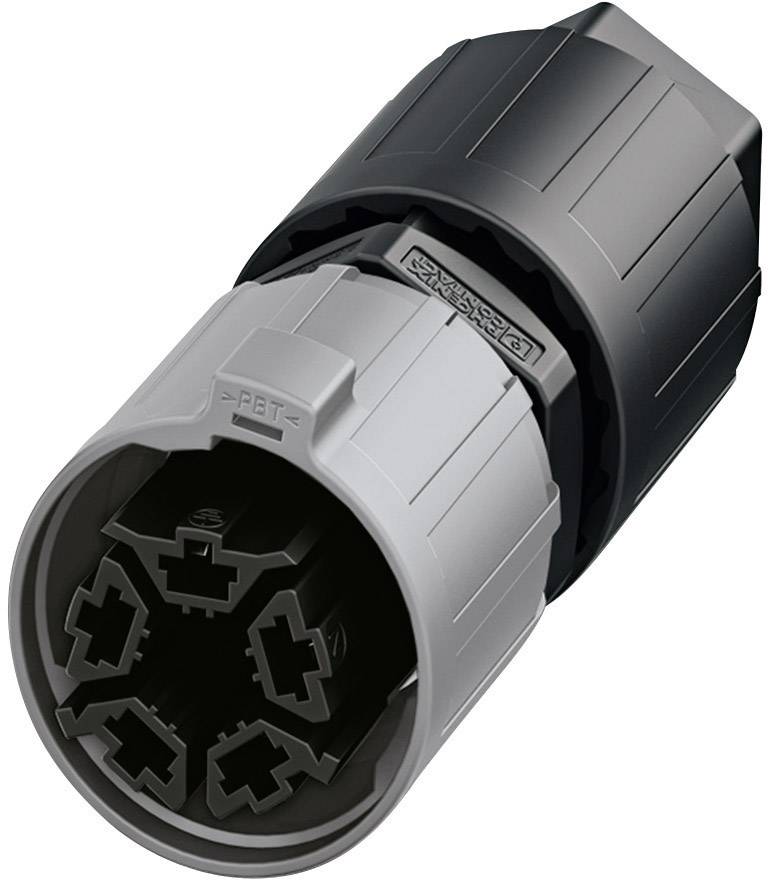 Phoenix Contact 1403782 Rundstecker Leitungsverbinder Gesamtpolzahl: 4 + PE Serie (Rundsteckverbinder): QUICKON 1 St.