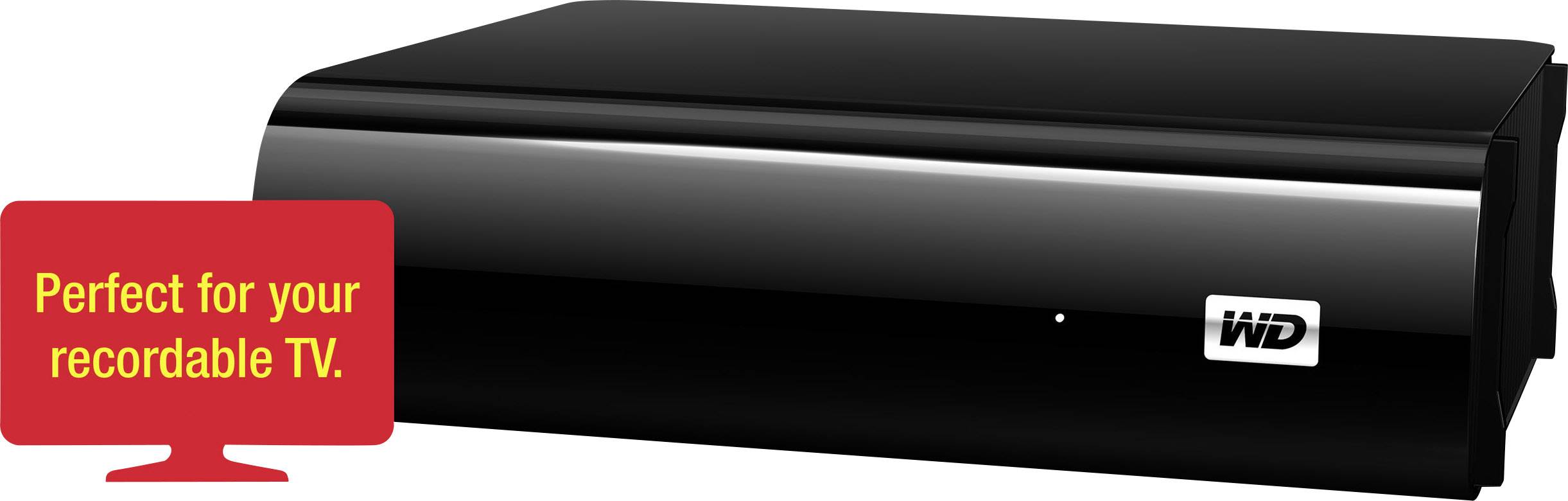 WD My Book AV-TV 2 TB Externe Festplatte 8.9 cm (3.5 Zoll) USB-A (USB 3.2 Gen 1) Schwarz WDBGLG0020HBK-EESN