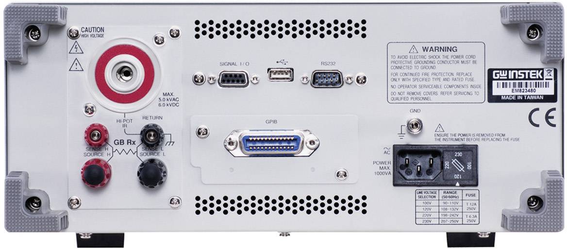 GW Instek GPT-9904 Isolationsmessgerät, Stoßspannungsprüfgerät 100 V, 250 V, 500 V, 1000V 50 GΩ