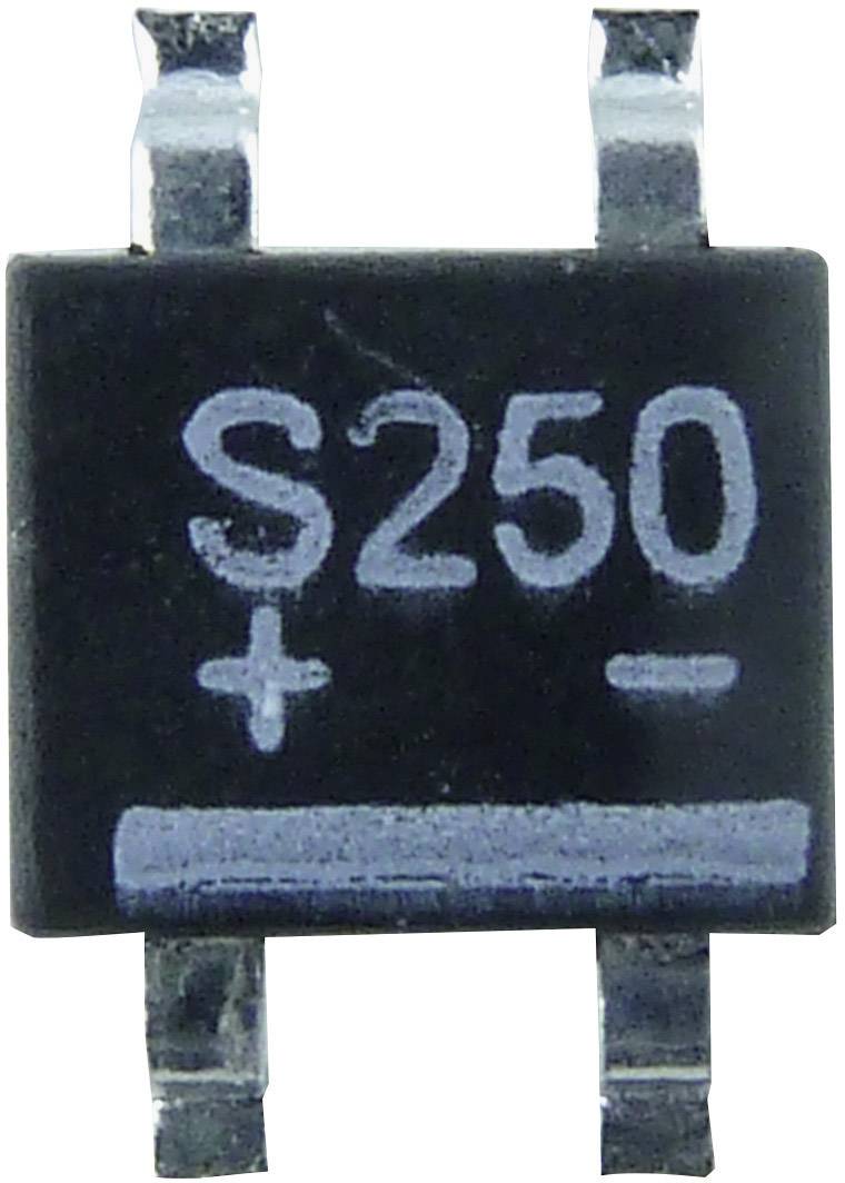 Schwarzes elektronisches Bauteil mit der Aufschrift 'S250', Pins oben und unten.