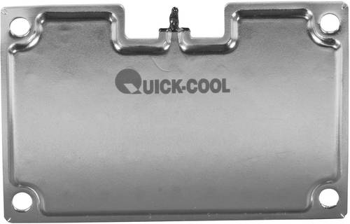 QuickCool QHD-46004 3-D Heat-Diffuser Bohrlöcher (L x B x H) 106 x 70 x 3mm