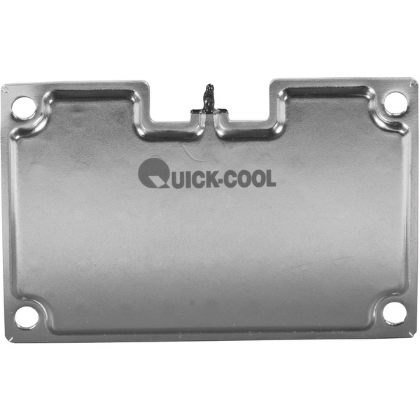 QuickCool QHD-46004 3-D Heat-Diffuser Bohrlöcher (L x B x H) 106 x 70 x 3mm