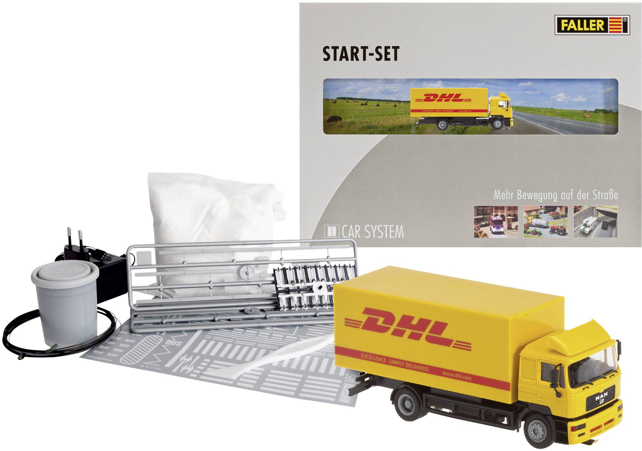 Faller 161607 MAN LKW DHL Car System H0 Start-Set
