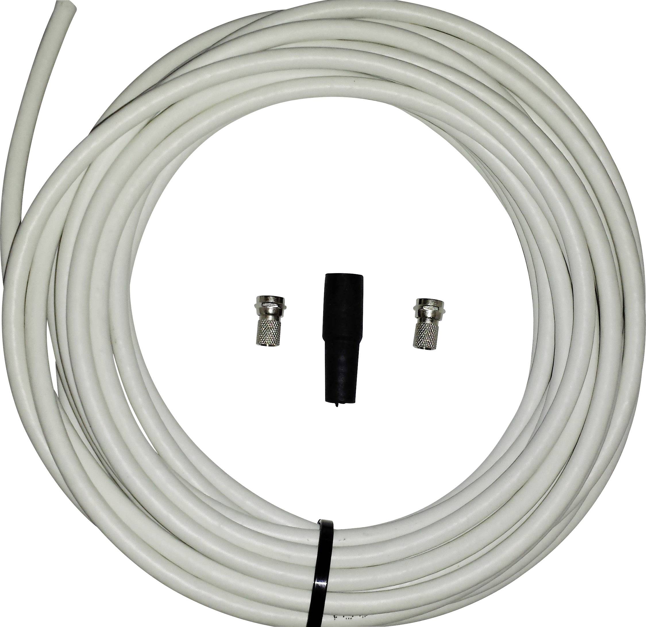 Wittenberg Antennen K-102947-10 SAT Anschlusskabel 0,7/4,4 CCS Kabel 10.00m doppelt geschirmt 90 dB