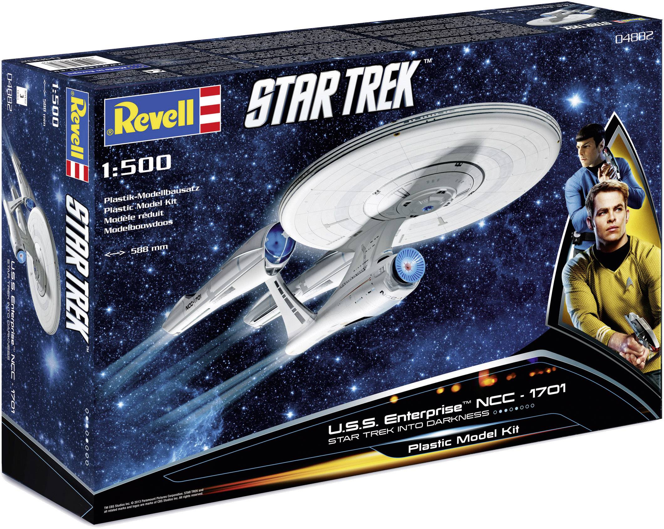 Revell 04882 U.S.S. Enterprise NCC-1701 Into Darkness Science Fiction Bausatz 1:500