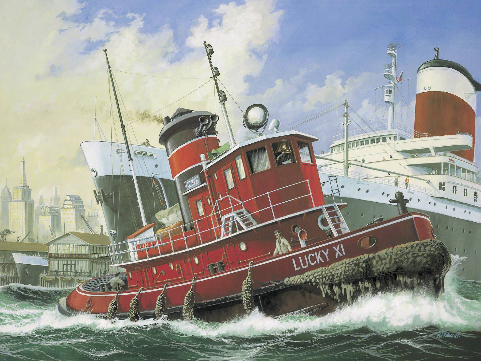 Revell 05207 Harbour Tug Boat Schiffsmodell Bausatz 1:108