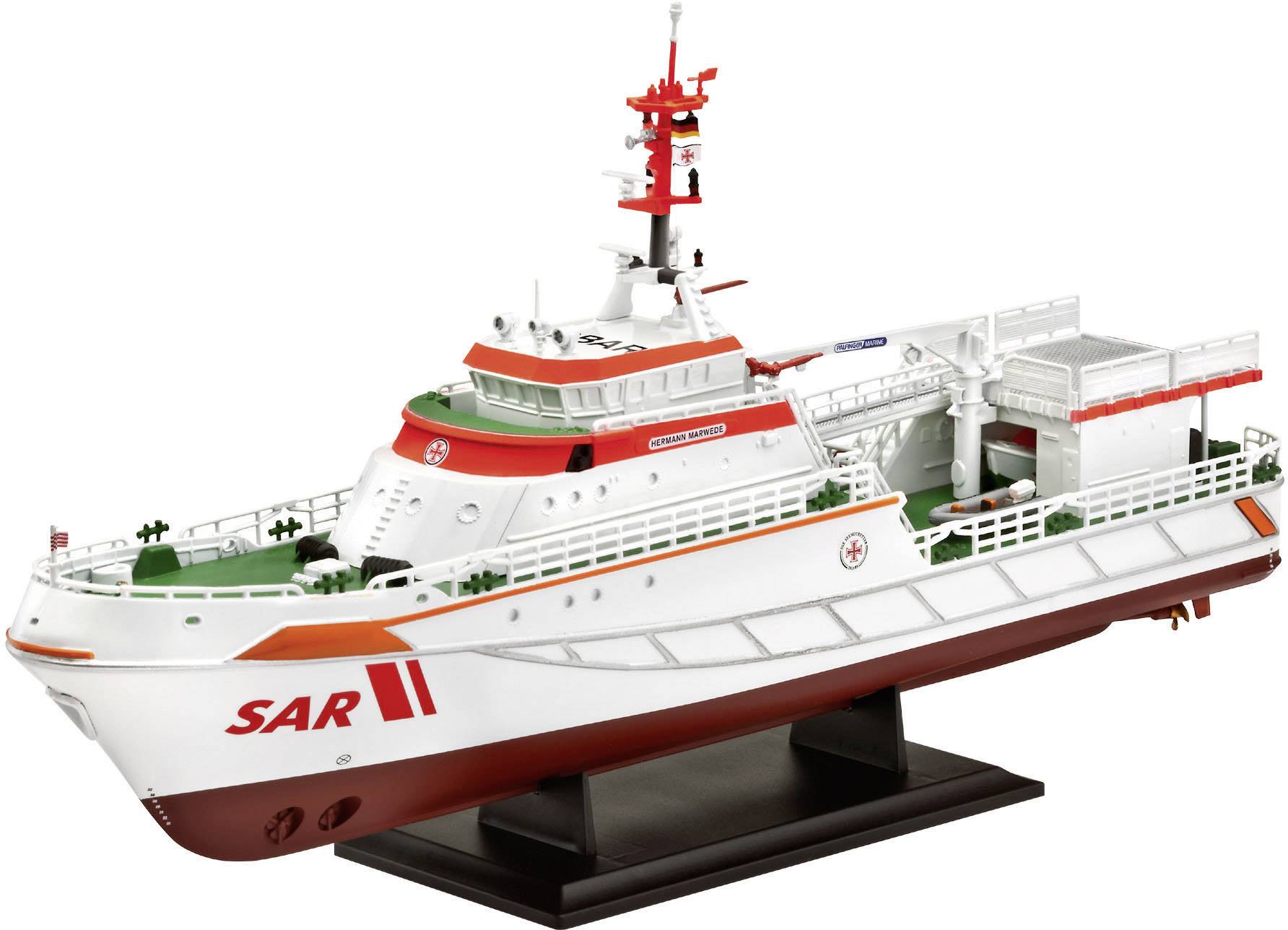 Revell Seenotkreuzer Hermann Marwede Schiffsmodell Bausatz 1:200