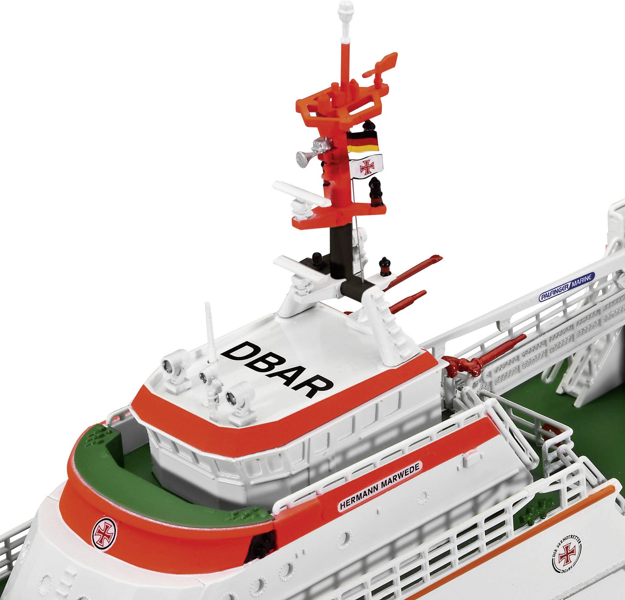 Revell Seenotkreuzer Hermann Marwede Schiffsmodell Bausatz 1:200