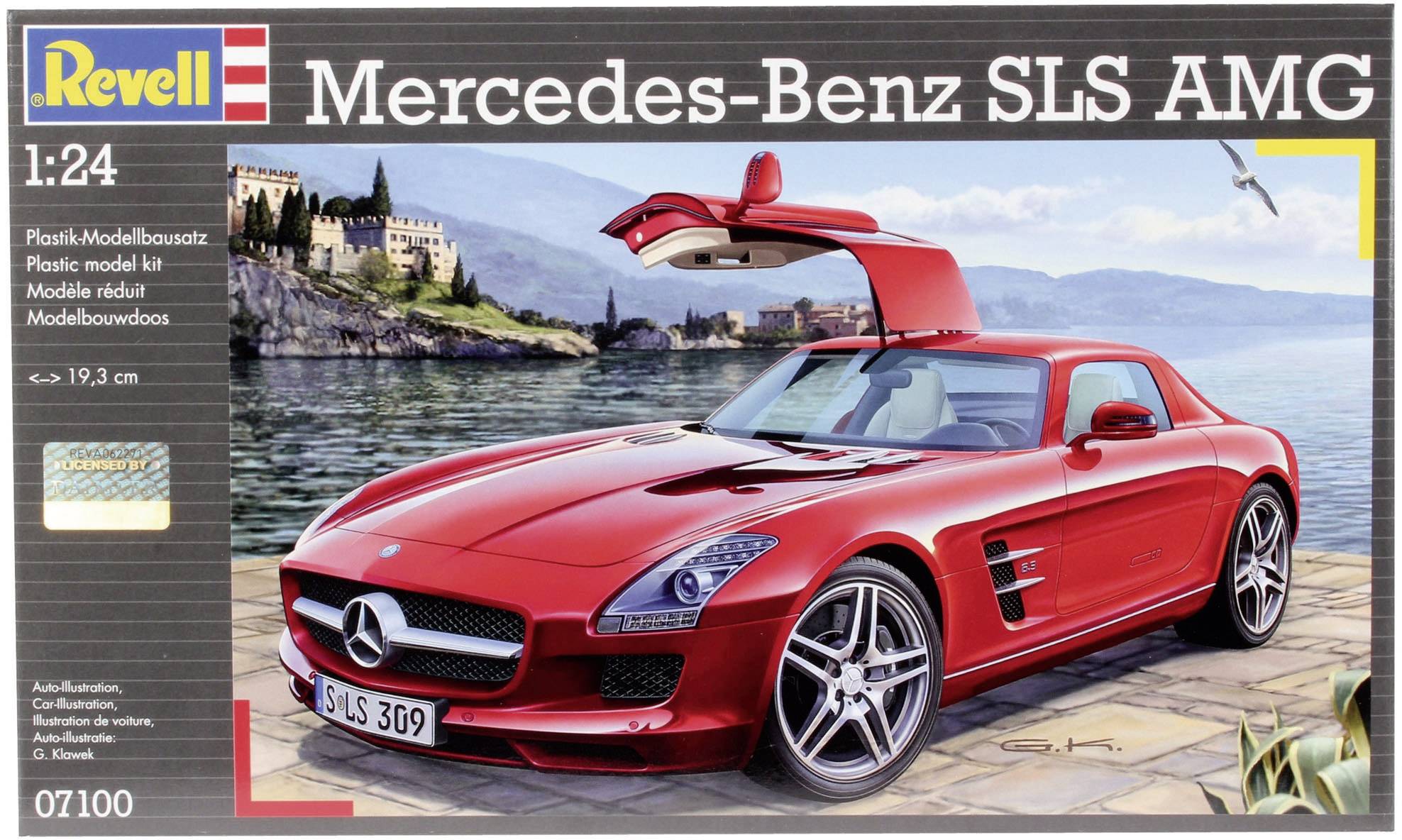 Revell 07100 Mercedes SLS AMG Automodell Bausatz 1:24