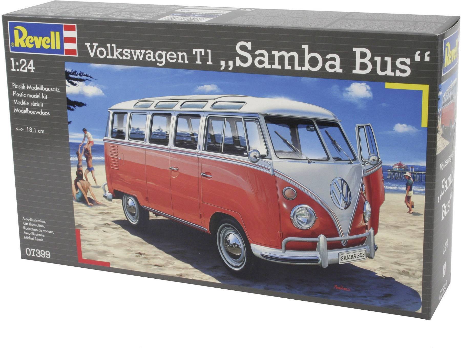Revell 07399 VW T1 Samba Bus Automodell Bausatz 1:24
