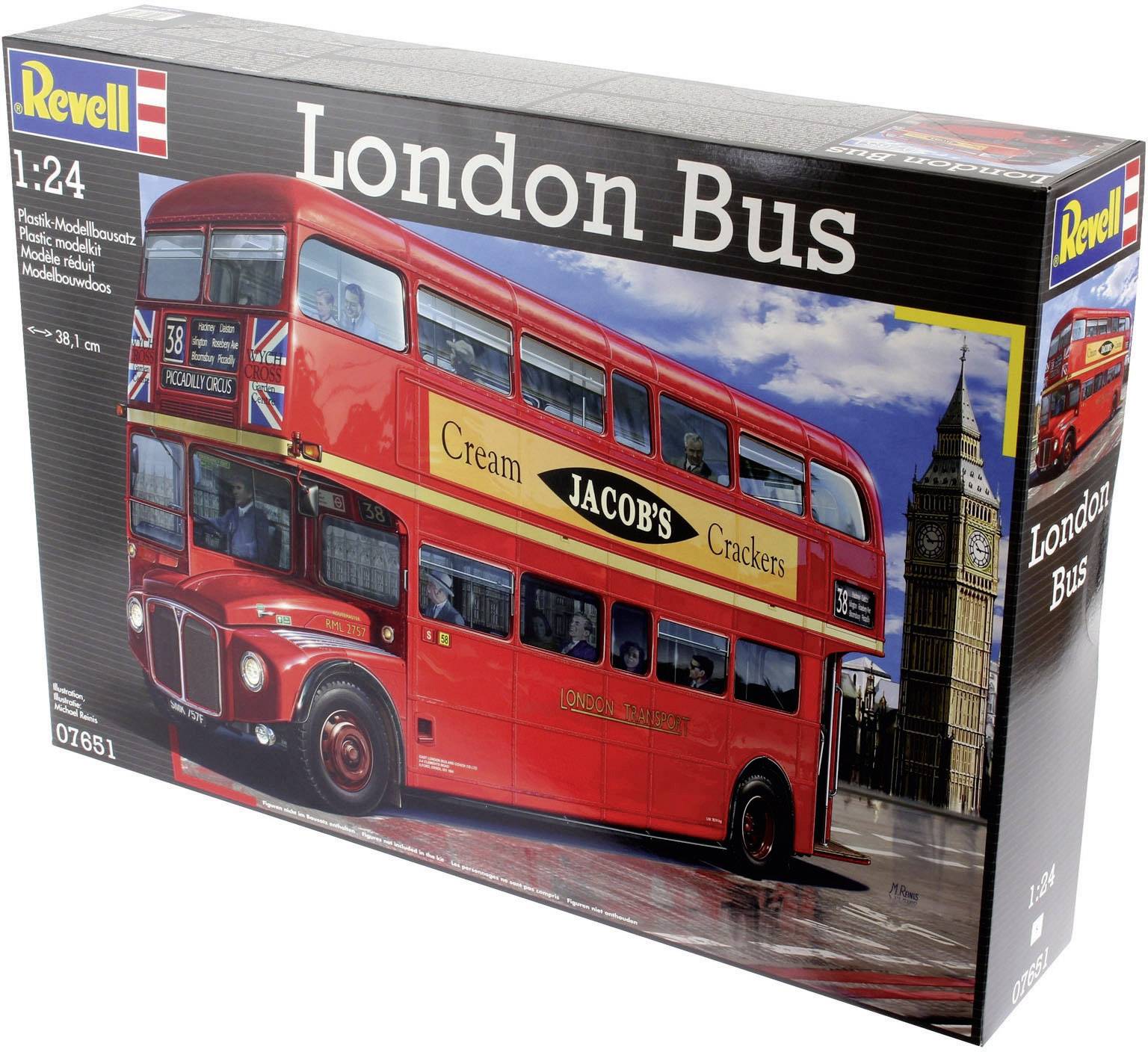 Revell 07651 London Bus Bus Bausatz 1:24