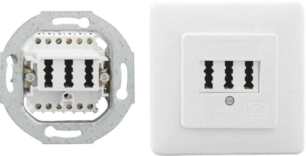 Rutenbeck Anschlußdose TAE 2x6/6NFF Up rw