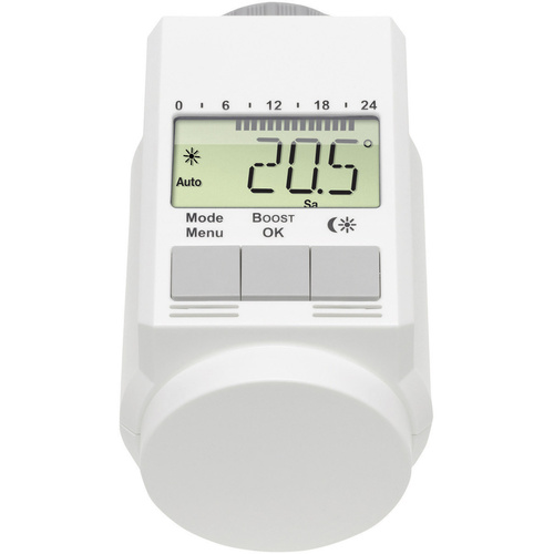 L-Regler eqiva CC-RT-O-CNL-W-R5-2 / 130809 Thermostat de radiateur électronique 5 à 29.5 °C