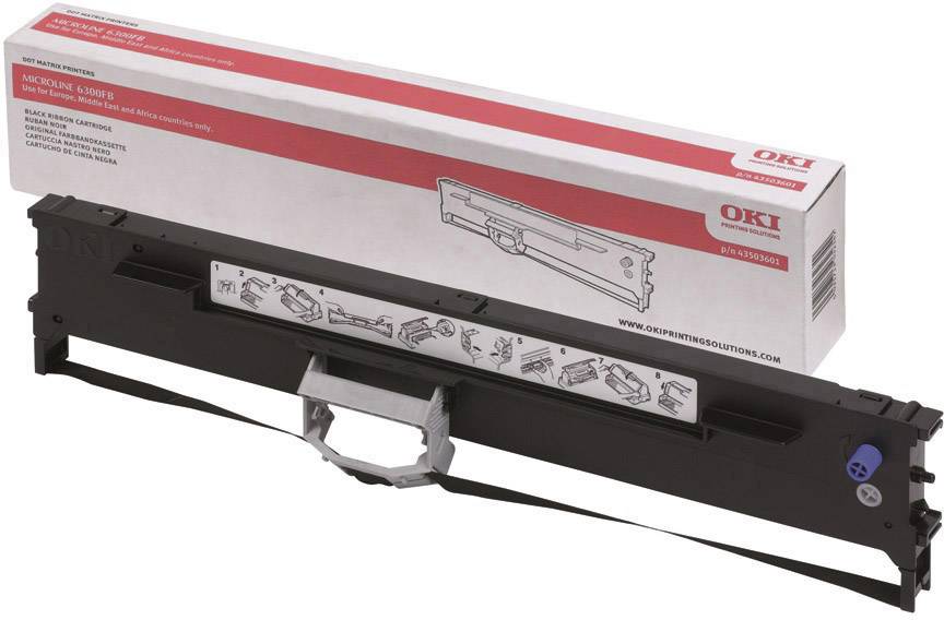 OKI Farbband 43503601 Original ML6300FB Passend für Geräte des Herstellers: OKI Schwarz 1 St.