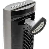 Honeywell HO-5500RE Turmventilator 40 W (Ø x H) 30.5 cm x 103.5 cm Schwarz, Grau Oszillierend, mit Fernbedienung, Timer Honeywell HO-5500RE Turmventilator 40 W (Ø x H) 30.5 cm x 103.5 cm Schwarz, Grau Oszillierend, mit Fernbedienung, Timer
