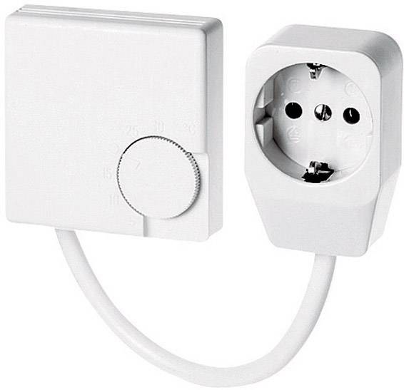 Steckdose mit integriertem Timer, zeigt eine Zeitskala von 0 bis 60 Minuten. Geeignet zur zeitlichen Steuerung von Geräten.
