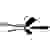 Westinghouse Chrom Cyclone Deckenventilator (Ø) 132 cm Flügelfarbe: Schwarz-Silber Gehäusefarbe (Details): Chrom