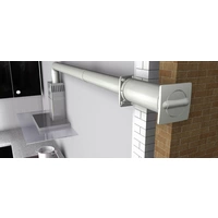 Wallair N37217 Energiespar-Mauerkasten Kunststoff Passend für Rohr-Durchmesser: 150mm Wallair N37217 Energiespar-Mauerkasten Kunststoff Passend für Rohr-Durchmesser: 150mm