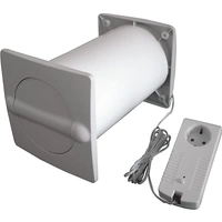 Wallair N37217 Energiespar-Mauerkasten Kunststoff Passend für Rohr-Durchmesser: 150mm Wallair N37217 Energiespar-Mauerkasten Kunststoff Passend für Rohr-Durchmesser: 150mm