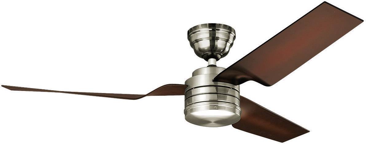 Hunter Deckenventilator FLIGHT BN (Ø) 132cm Flügelfarbe: Buche, Braun Gehäusefarbe: Chrom