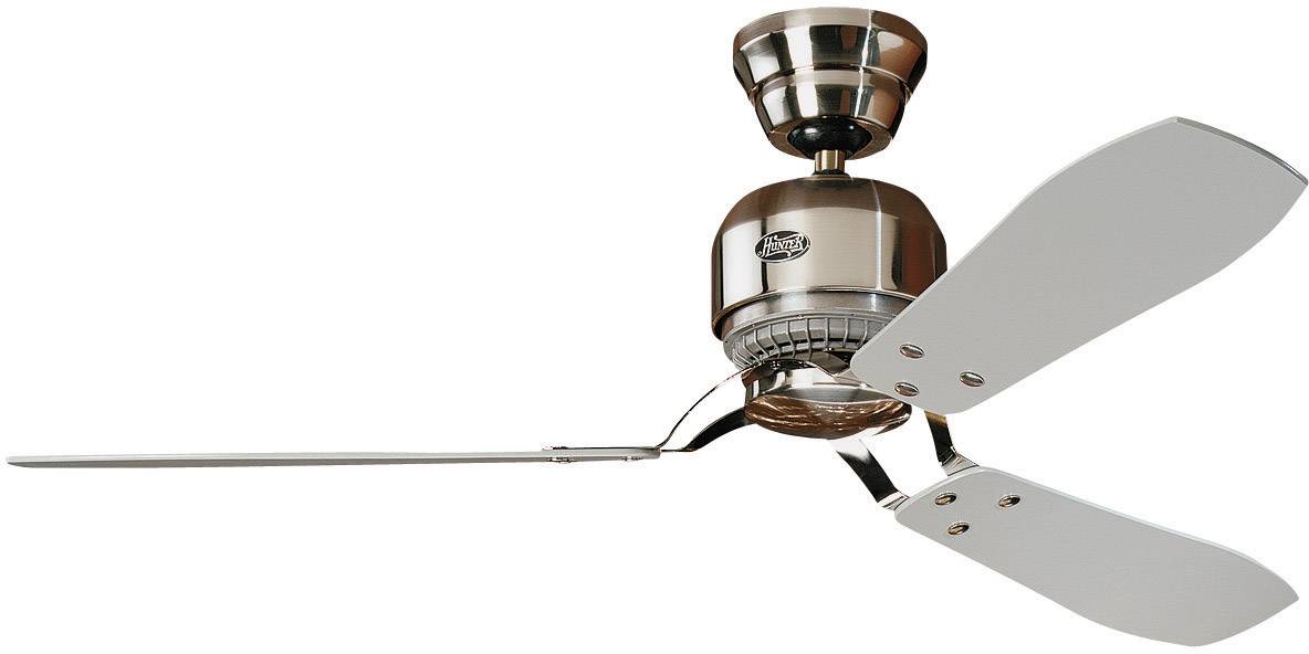 Hunter Deckenventilator Industrie BN (Ø) 132cm Flügelfarbe: Grau, Ahorn Gehäusefarbe