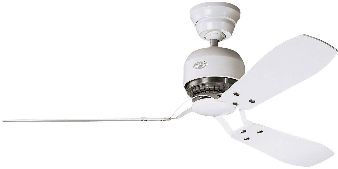 Hunter Industrie WE Deckenventilator 80W (Ø x H) 132cm x 300mm Weiß