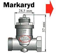 Eurotronic 700107 Heizkörper-Ventil-Adapter Passend für Heizkörper Markaryd